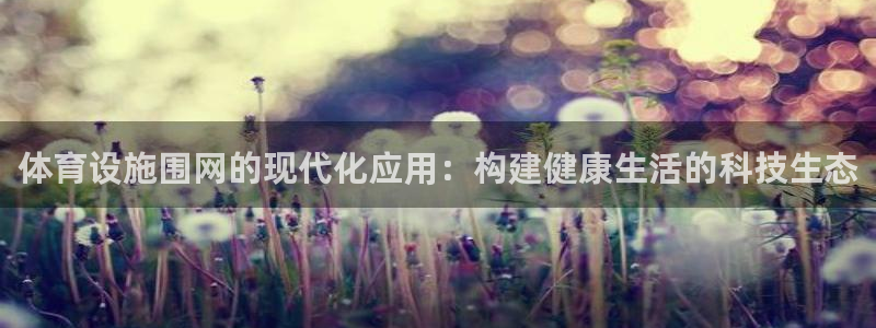 意昂体育4软件：体育设施围网的现代化应用：构建健康生