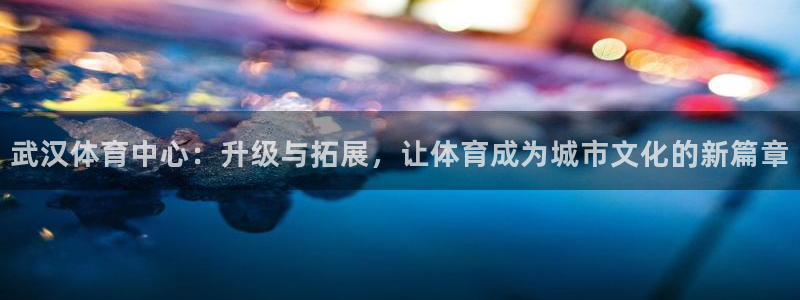意昂体育4招商电话是多少啊：武汉体育中心：升级与拓展