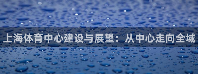 意昂体育4平台：上海体育中心建设与展望：从中心走向全