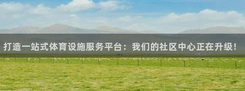 意昂4娱乐首页官网下载：打造一站式体育设施服务平台：