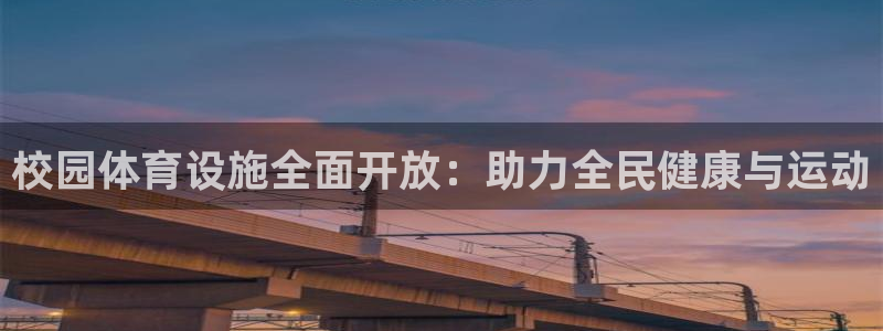 意昂体育4：校园体育设施全面开放：助力全民健康与运动
