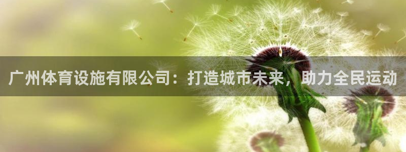 海南意昂体育4：广州体育设施有限公司：打造城市未来，